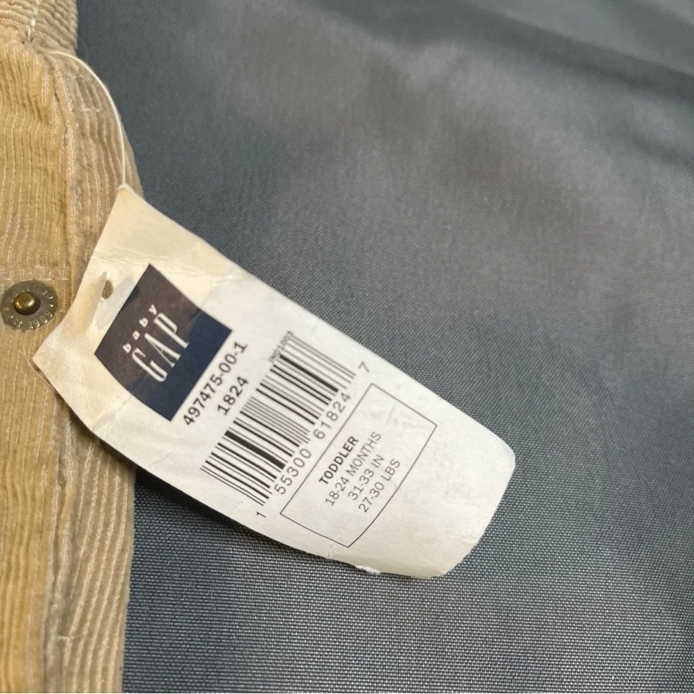 Baby GAP Infant Beige Corduroy Pants Size 18-24 months